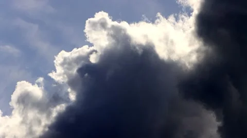 Rain storm damatic clouds   Stock Footage 262022834