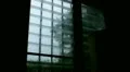 rain storm glass window HD Footage
