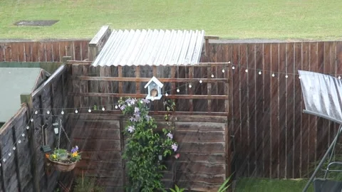 Rain storm hail storm Video stock 132597044