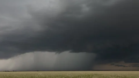 Rain Storm in the Plains Stock Footage 272711473