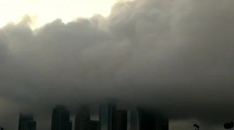 Rain Storm Time Lapse Video stock 533958