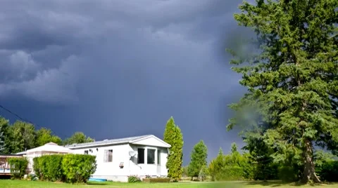 Rain storm time-lapse Vídeo Stock 8603118