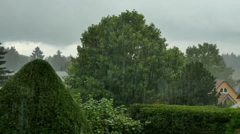 Rain storm (time lapse) Stock Footage 43095940