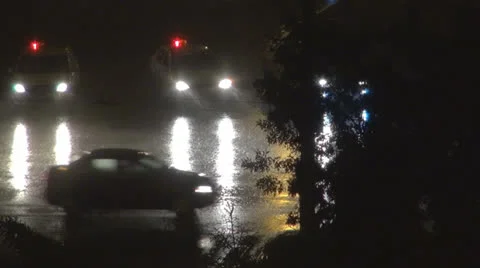 Rain, Storm,Wind and heavy rain at night. 스톡 동영상 24166082