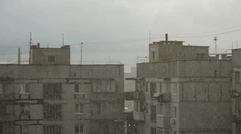 Rain on The Street 库存影片 51768882