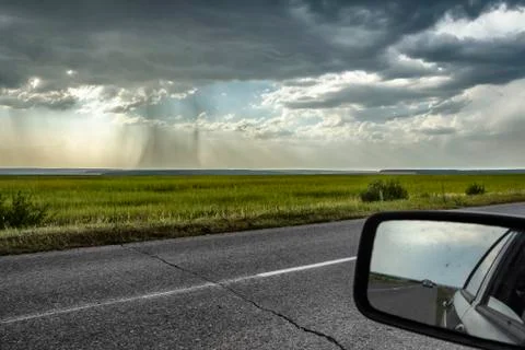 Rain in the sun Stock Photos