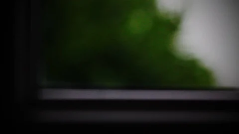 Rain through the window HD Stock Footage 120023059