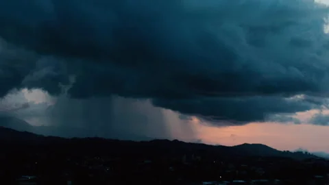 Rain time-lapse Stock Footage 233665635