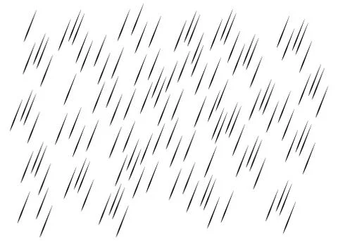 Rain transparent background. Water drops rainfall vector pattern Stock Illustration
