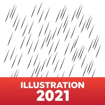 Rain transparent background. Water drops rainfall vector pattern Illustrazione stock