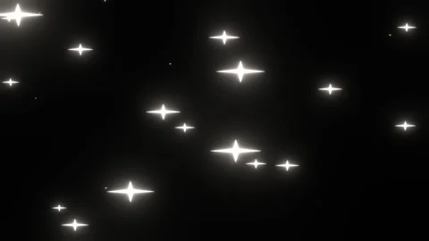 Rain of twinkling stars Stock Footage 241685198