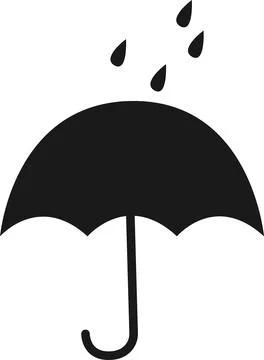 Rain Umbrella icon. Illustrazione stock