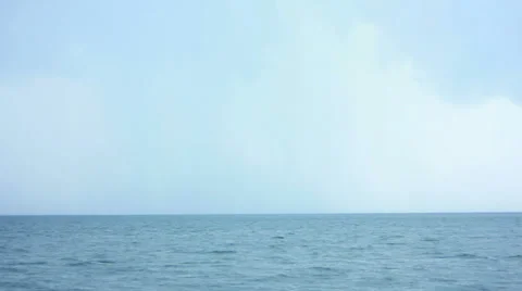 Rain Under Sea 1 Stock Footage 27268452