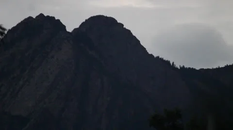 Rain on utah mountain Stock Footage 26120044