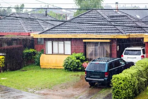 Rain in Valdivia Stock Photos