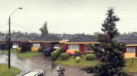 Rain in Valdivia Stock Photos