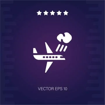 Rain vector icon Stock Illustration