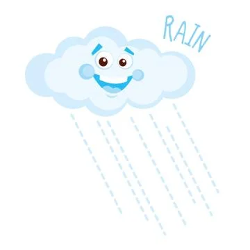 Rain vector illustration Stock Illustration