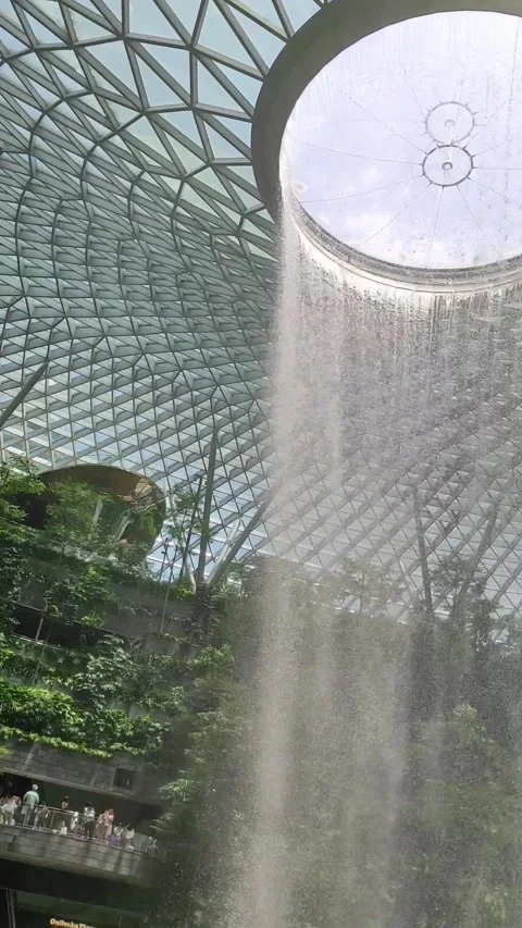 Rain vortex in Changi Stock Footage 274374223