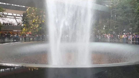 Rain Vortex at the Jewel Stock Footage 107046947