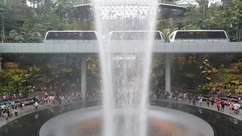 Rain Vortex at the Jewel Stock Footage 107046983