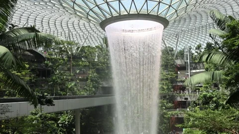 The Rain Vortex waterfall Stock Footage 338211035
