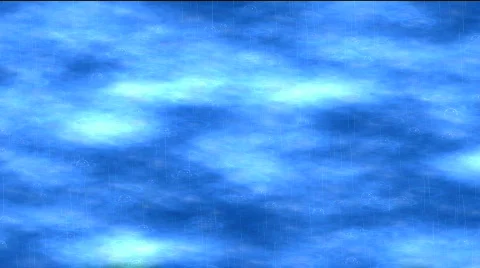 Rain Water Bubbles Loop Video stock 543886