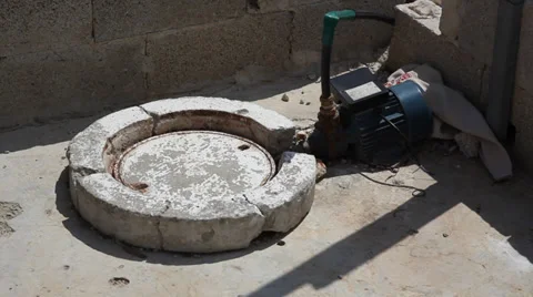 Rain water collection container with pump Видео 38084652