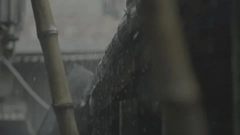 Rain water dripping from drainpipe 스톡 동영상 244397515