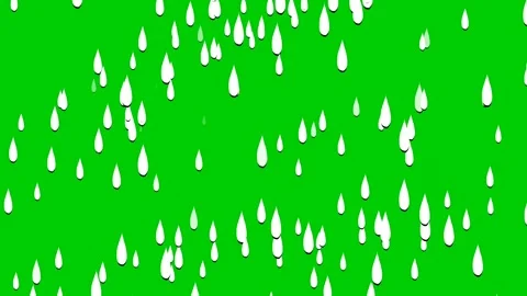 Rain Water Drop Animation Motion Graphic 