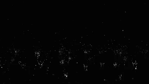 Rain water droplets trickling down the window pane at night Stock Footage 126157606