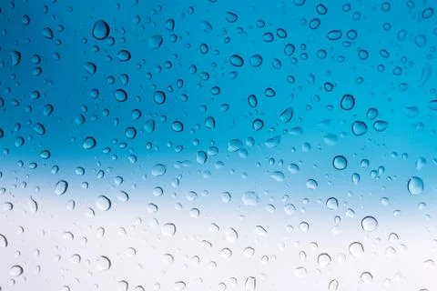 Rain water drops background Stock Photos
