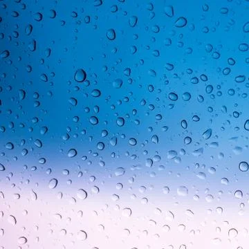 Rain water drops background Stock Photos