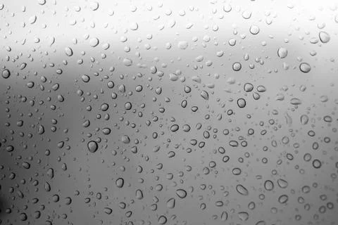 Rain water drops background Stock Photos