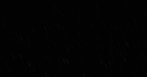Rain Water Drops Falling 4K Footage. Alpha Loop Seamless 4K Animation footage Stock Footage
