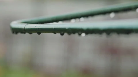 Rain water drops Stock Footage 92049849