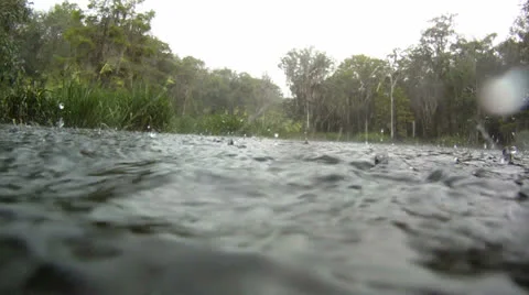 Rain Water Stock Footage 25006093