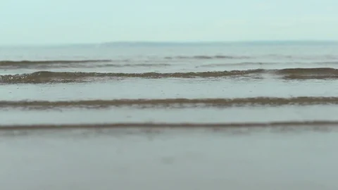 Rain on water Stock Footage 110844245