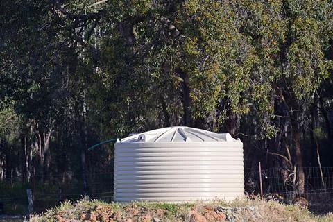 Rain water storage tank Stock Photos