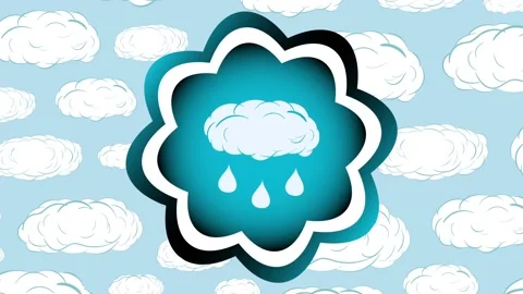 Rain weather and clouds Stock Footage 93174812