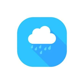 Rain weather cloud vector Stock Illustration
