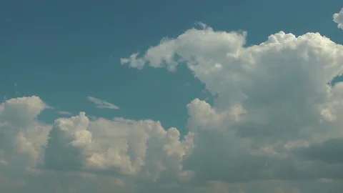 Rain White Clouds Spreading Moving Stock Footage 93319360