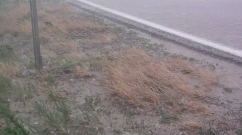 Rain, Wind and Hail Stock Footage 54747900
