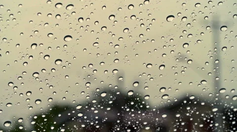 Rain on window 01 스톡 동영상 53053416