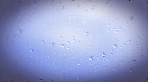 Rain on window ,drops falling Stock Footage 40698235