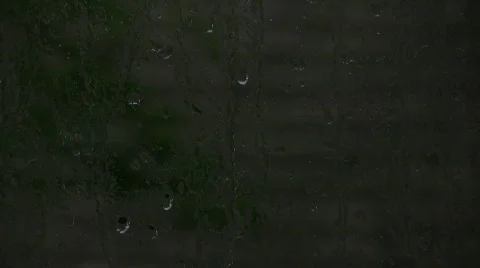 Rain on a window Stock Footage 399986