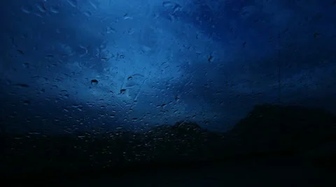 Rain on window Stock Footage 20494402
