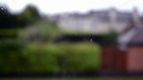 Rain on window Stock Footage 37871777
