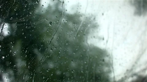 Rain on a window Stock Footage 40428709