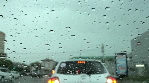 Rain at a Window 動画素材 64557051